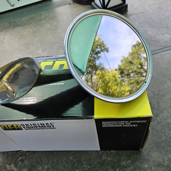 Original Driver side mirror 65 Impala - Picture 3 of 4